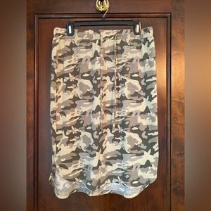 Army green camouflage skirt